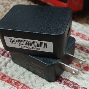 2 Black Dual Wall Charger Adapter